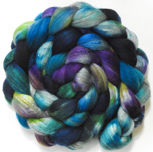 Círdan (5.8 oz) - Batt in a Braid #7 - Polwarth/ Manx / Mulberry silk/ Firestar (30/30/30/10)