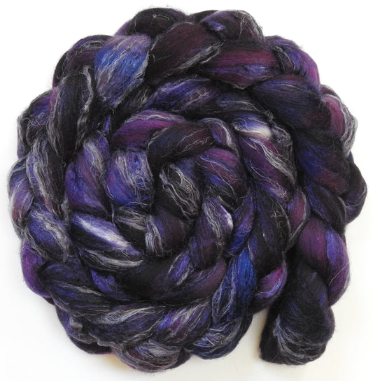 Black Currant  - Merino/ Tussah Silk/ Natural Flax (50/25/25)
