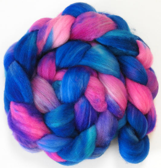 Nerds (5.7 oz) - Batt in a Braid #60- Southdown/ Bfl/ Bio-nylon (50/25/25)
