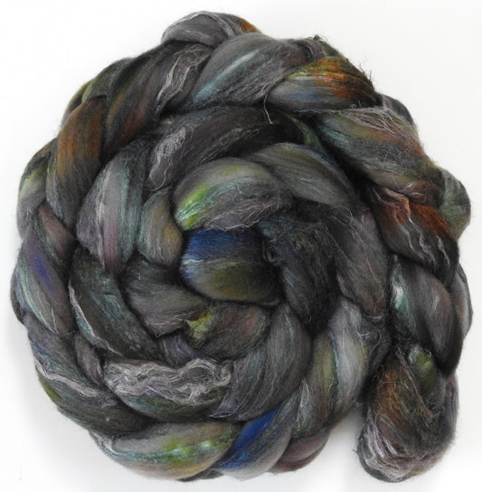 Tree Stump (5.8 oz) Merino/ Tussah Silk/ Natural Flax (50/25/25)