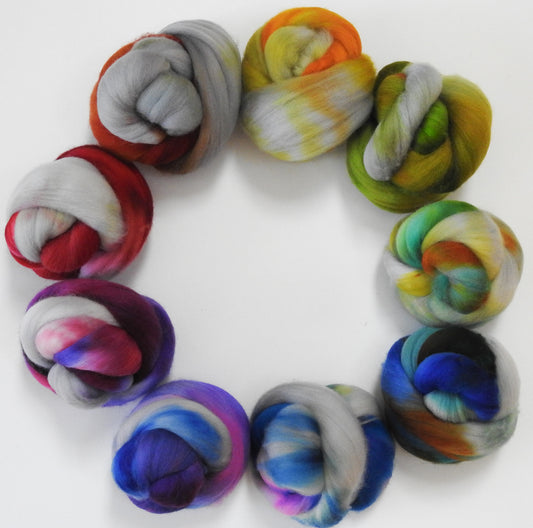 Roy G Biv (with a side of Clouds) -Gradient Set -Organic  Polwarth