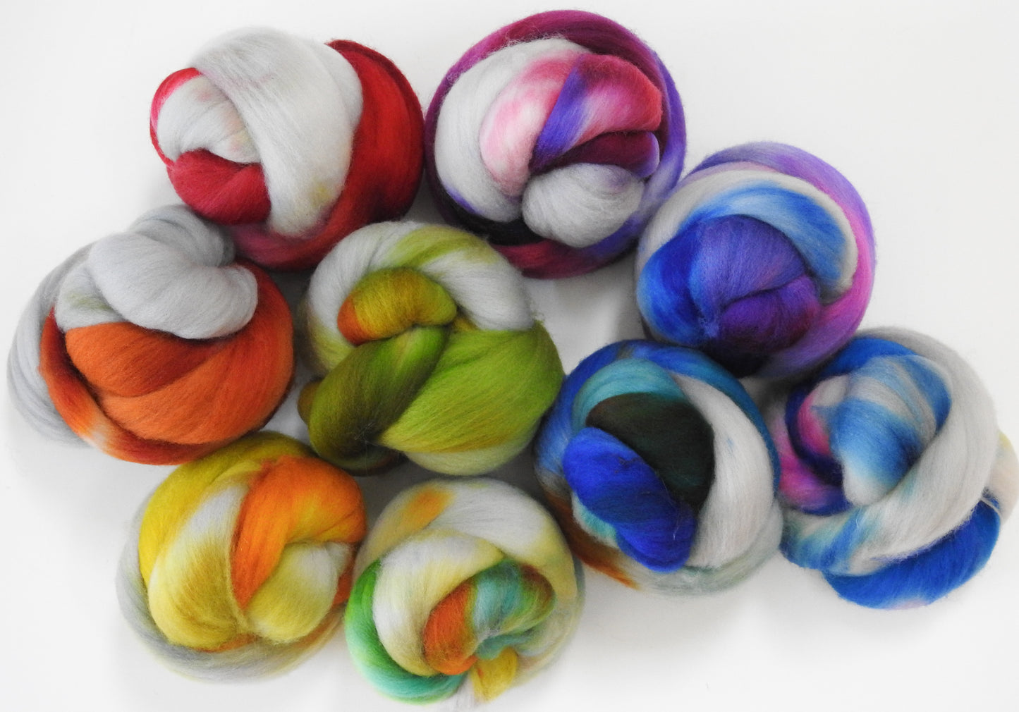Roy G Biv (with a side of Clouds) -Gradient Set -Organic  Polwarth