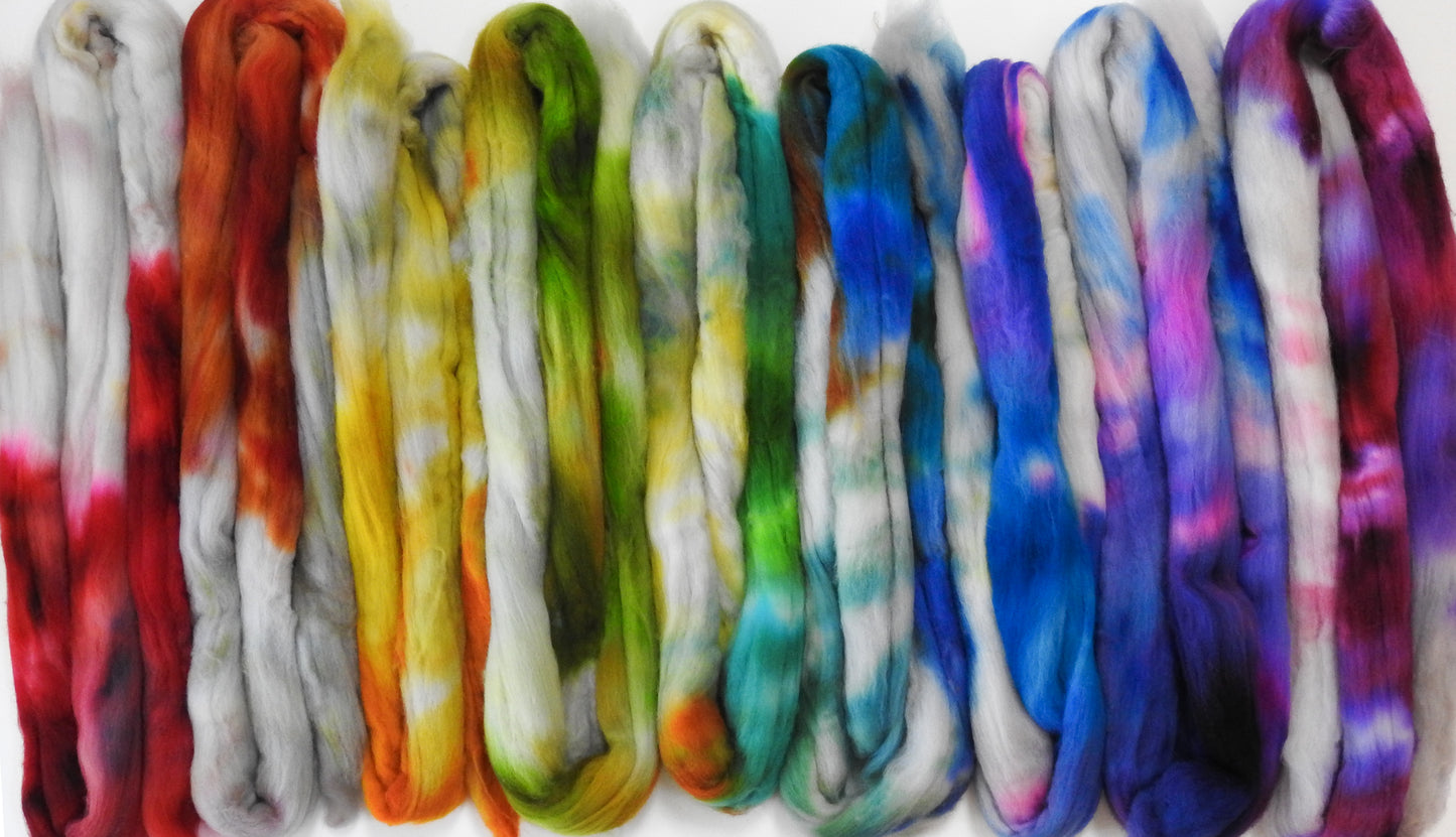 Roy G Biv (with a side of Clouds) -Gradient Set -Organic  Polwarth