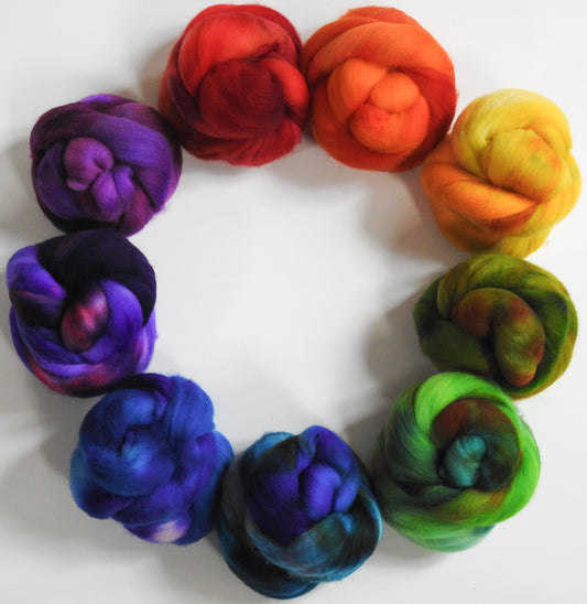 Roy G Biv  -Gradient Set - (13.3 oz)-Organic  Polwarth
