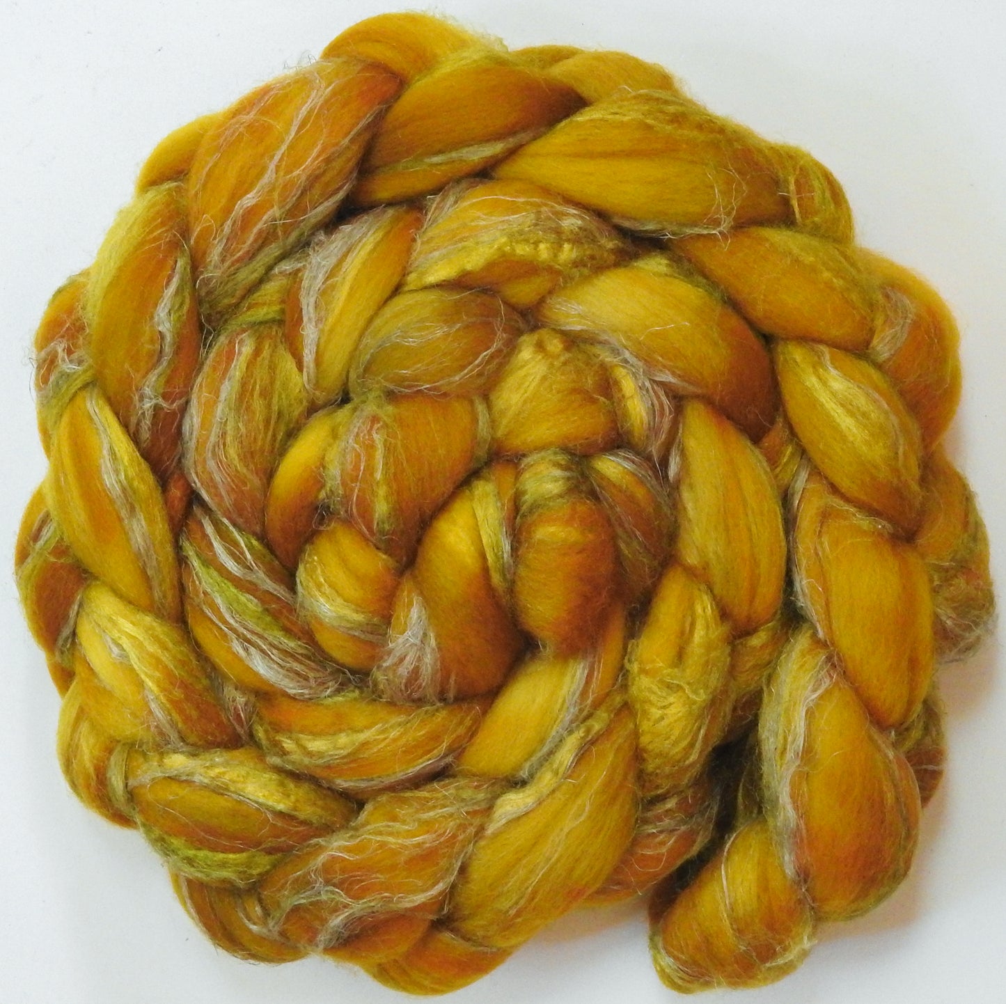 Goldenrod (5.8 oz) - Merino/ Tussah Silk/ Natural Flax (50/25/25)