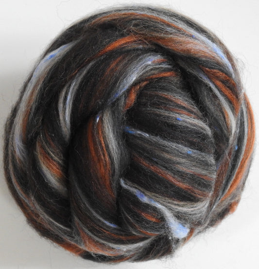 Panther - Custom Blended Top- Merino/ Shetland/ Tussah Silk/ Baby Camel /Tweed Blend (25/25/25/15/10)