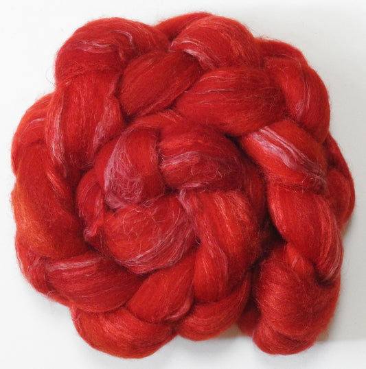 Tomato (2.3 oz) - Merino/ Tussah Silk/ Natural Flax (50/25/25)