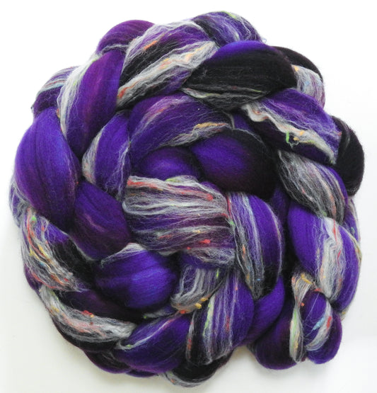 Damson Plum (5.2 oz)- Shaniko Confetti - 89% Shaniko Wool/ 6% Acrylic/ 5% Rayon