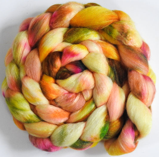 Walkin' on Sunshine (5.7 oz) - Batt in a Braid #62 (Polwarth/ CASHMERE/ silk -50/25/25)