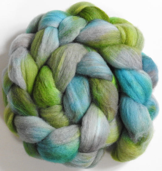 Tailwind (4.3 oz) - Batt in a Braid #60- Southdown/ Bfl/ Bio-nylon (50/25/25)