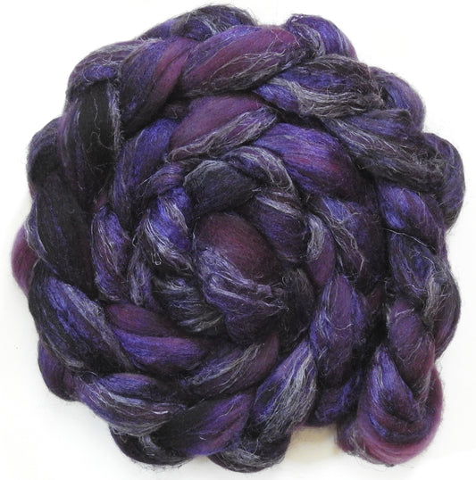 Elderberry - (5.9 oz) - Merino/ Tussah Silk/ Natural Flax (50/25/25)