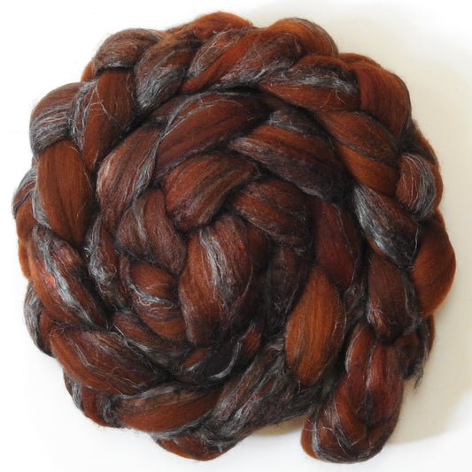 Cinnamon - (5.9 oz) - Merino/ Tussah Silk/ Natural Flax (50/25/25)