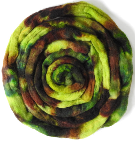Sycamore (5.9 oz) - Batt in a Braid #60- Southdown/ Bfl/ Bio-nylon (50/25/25)