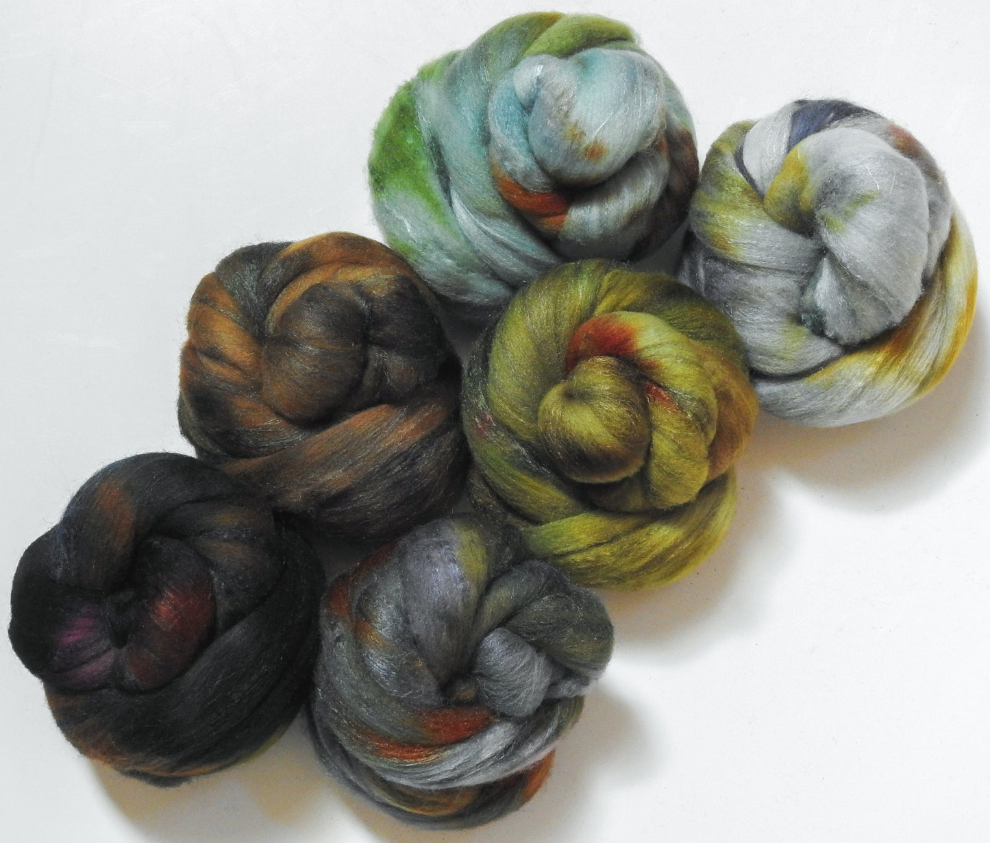 Tea Leaves - Gradient Set - (8.5 oz) - Rambouillet/tussah (80/20)