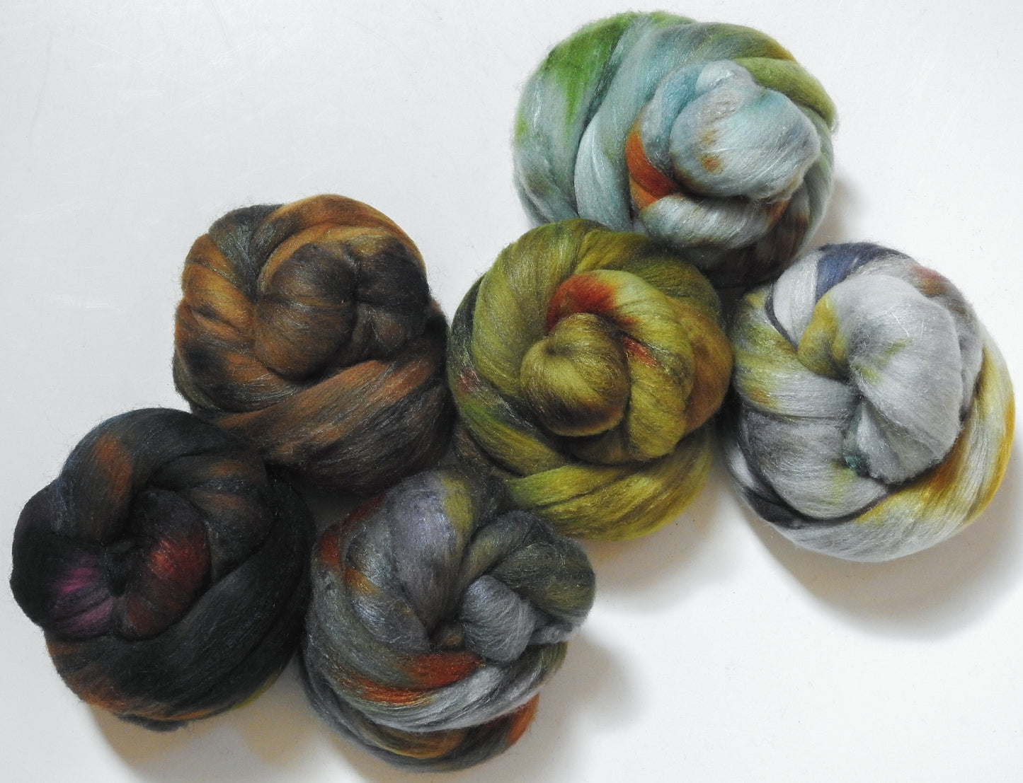 Tea Leaves - Gradient Set - (8.5 oz) - Rambouillet/tussah (80/20)