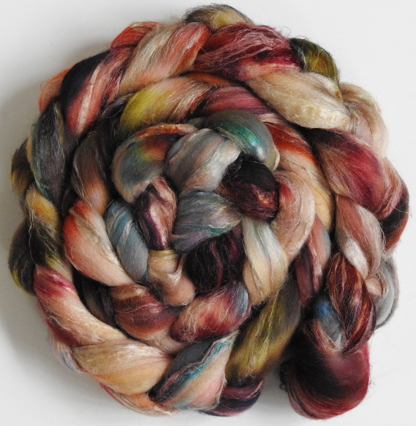 Tempest in a Teapot (5.7 oz) Merino/ Tussah Silk/ Natural Flax (50/25/25)