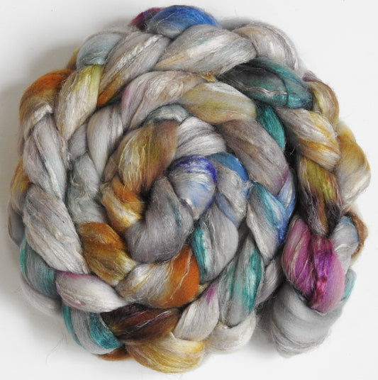 Glass Houses (5.7 oz) Merino/ Tussah Silk/ Natural Flax (50/25/25)