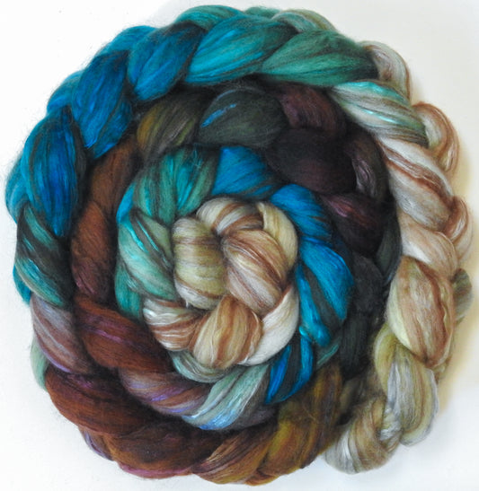 Sea Turtle (5.5 oz) - 18.5 mic merino/ camel/ brown alpaca/ mulberry silk/ (40/20/20/20)