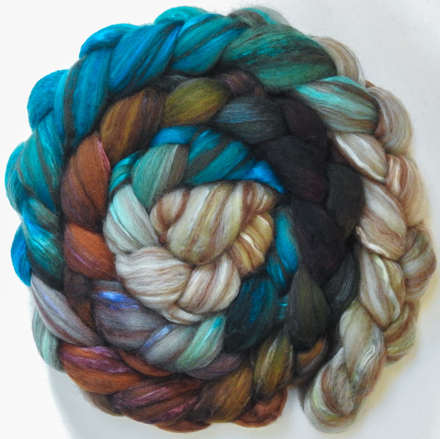 Sea Turtle (5.5 oz) - 18.5 mic merino/ camel/ brown alpaca/ mulberry silk/ (40/20/20/20)