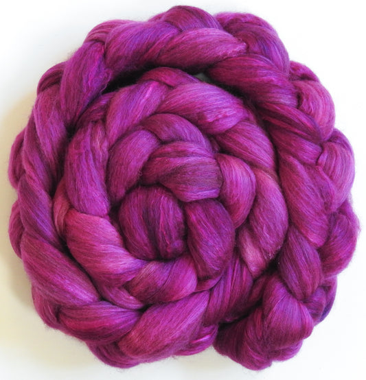 Dragonfruit (5.3 oz)- Polwarth/ YAK / Mulberry Silk (60/20/20)