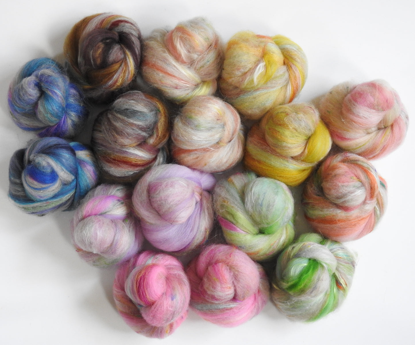 Afternoon Tea -Non-Sparkle Sticklebatts (4.5 oz) - MerinoX Fleece,CAMEL, Merino, silk, sari silk