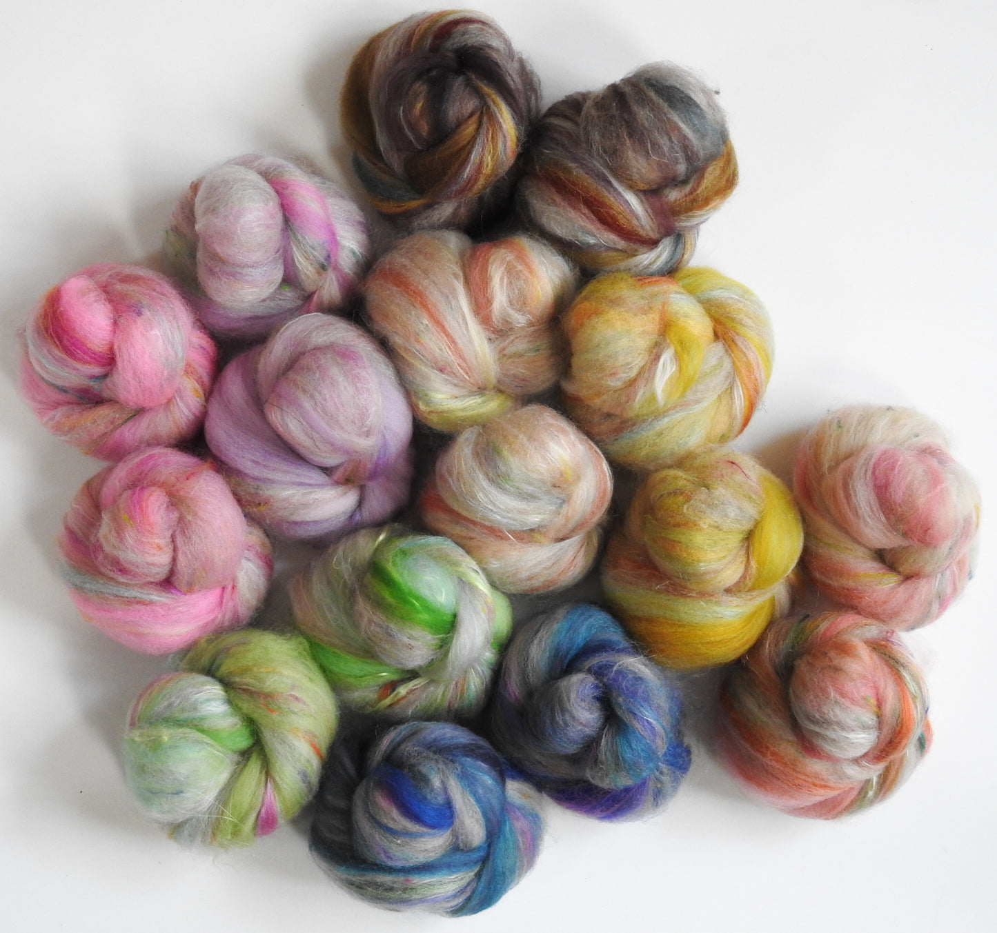 Afternoon Tea -Non-Sparkle Sticklebatts (4.5 oz) - MerinoX Fleece,CAMEL, Merino, silk, sari silk