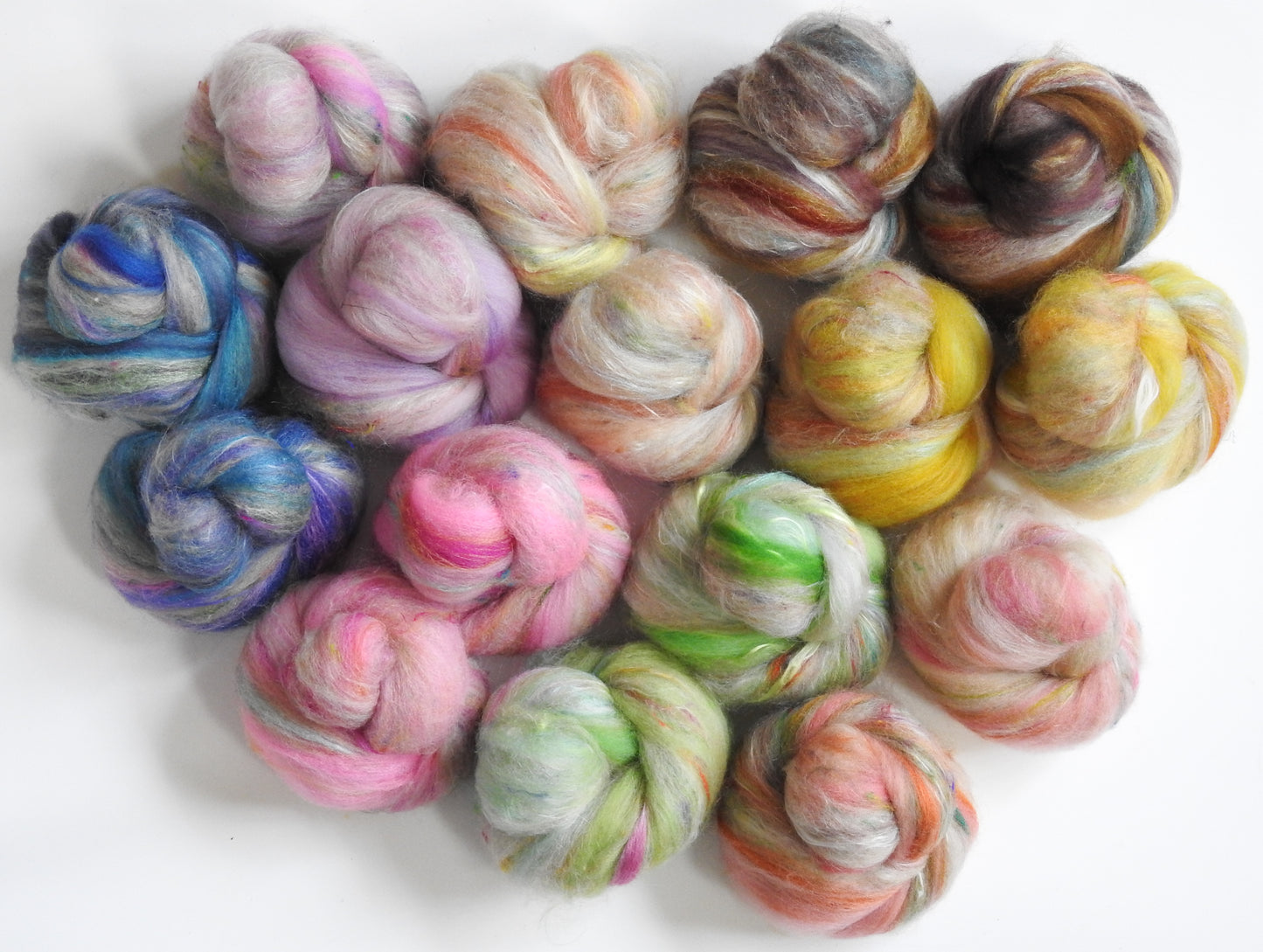 Afternoon Tea -Non-Sparkle Sticklebatts (4.5 oz) - MerinoX Fleece,CAMEL, Merino, silk, sari silk