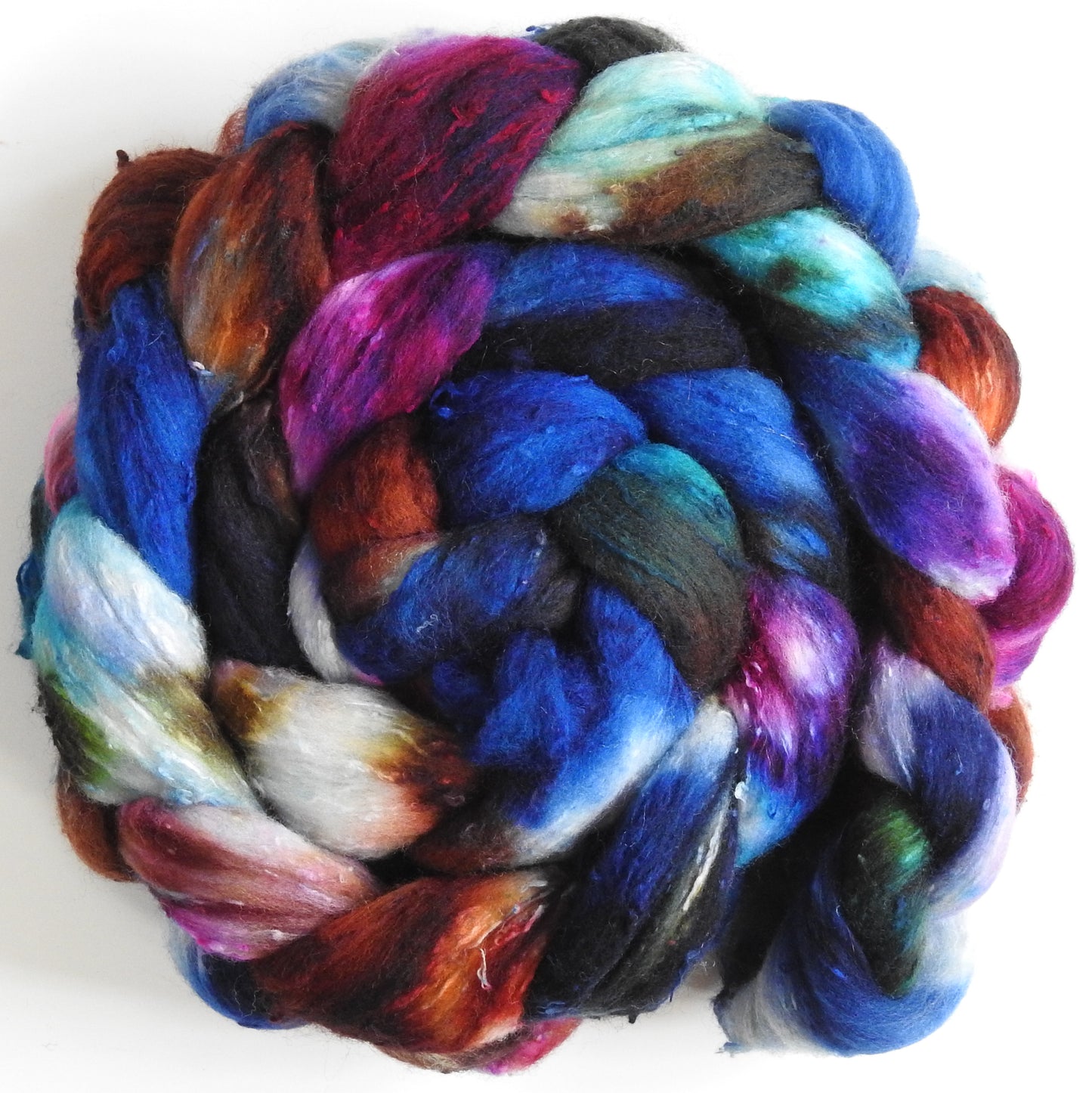 Meteor Shower (5.7 oz)- 25 micron Merino/ Silk Slubs (70/30)