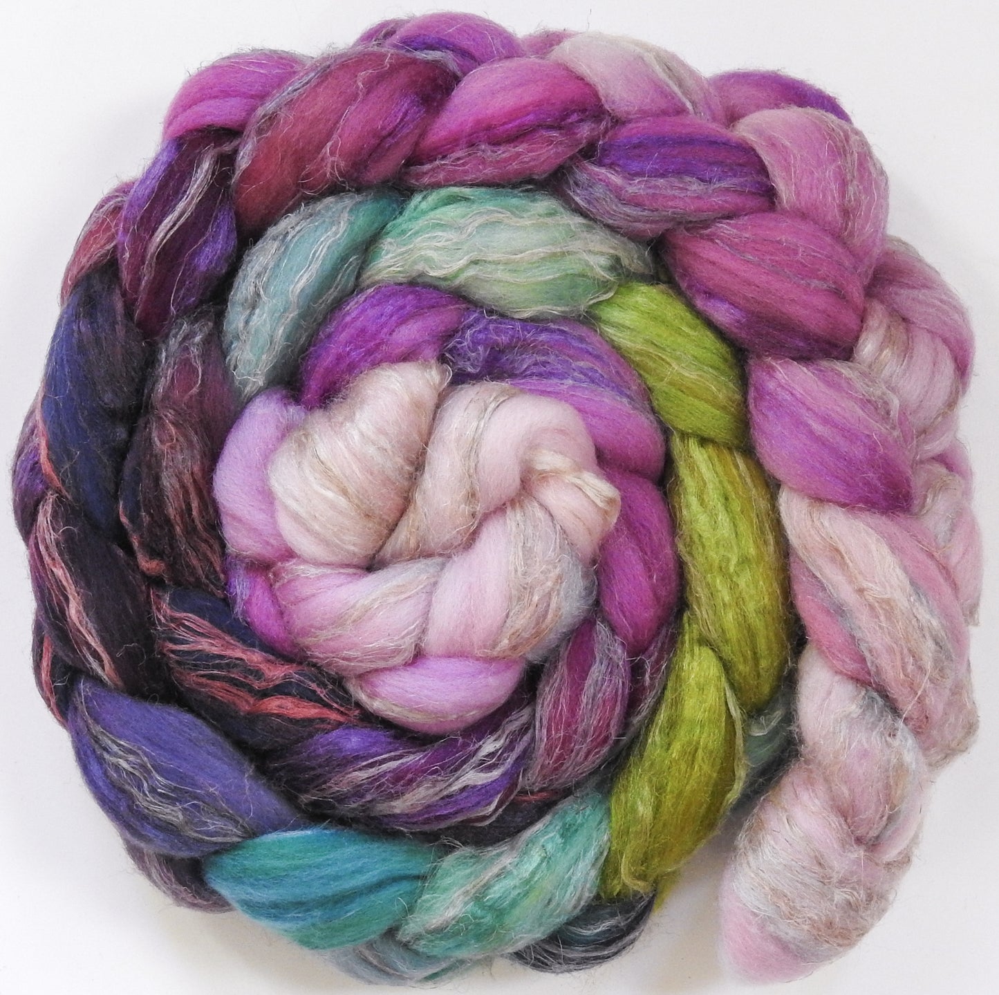 Peach Blossoms (5.7 oz) - Merino/ Tussah Silk/ Natural Flax (50/25/25)