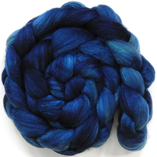 Blueblood (5.3 oz)- Polwarth/ YAK / Mulberry Silk (60/20/20)