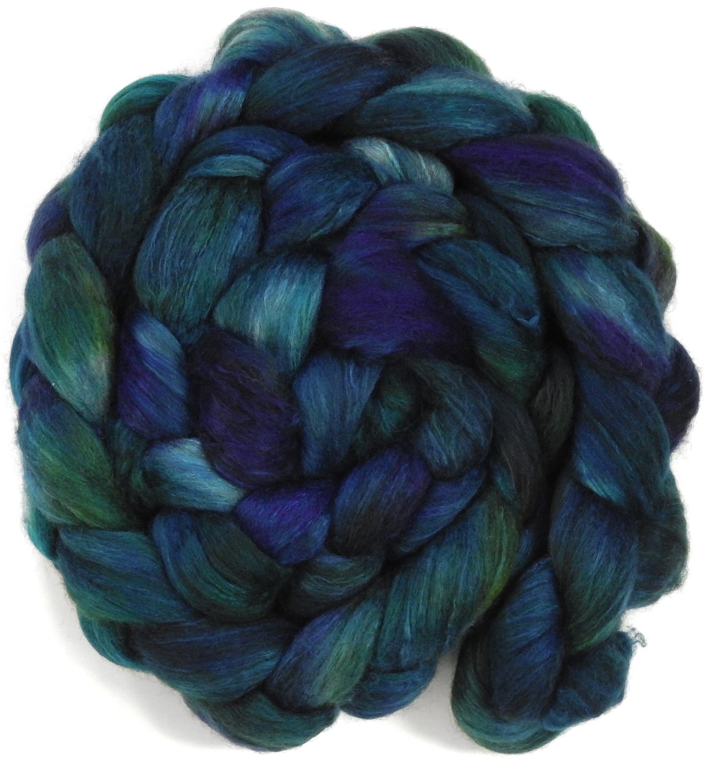 Mariana Trench (5.3 oz)- Polwarth/ YAK / Mulberry Silk (60/20/20)