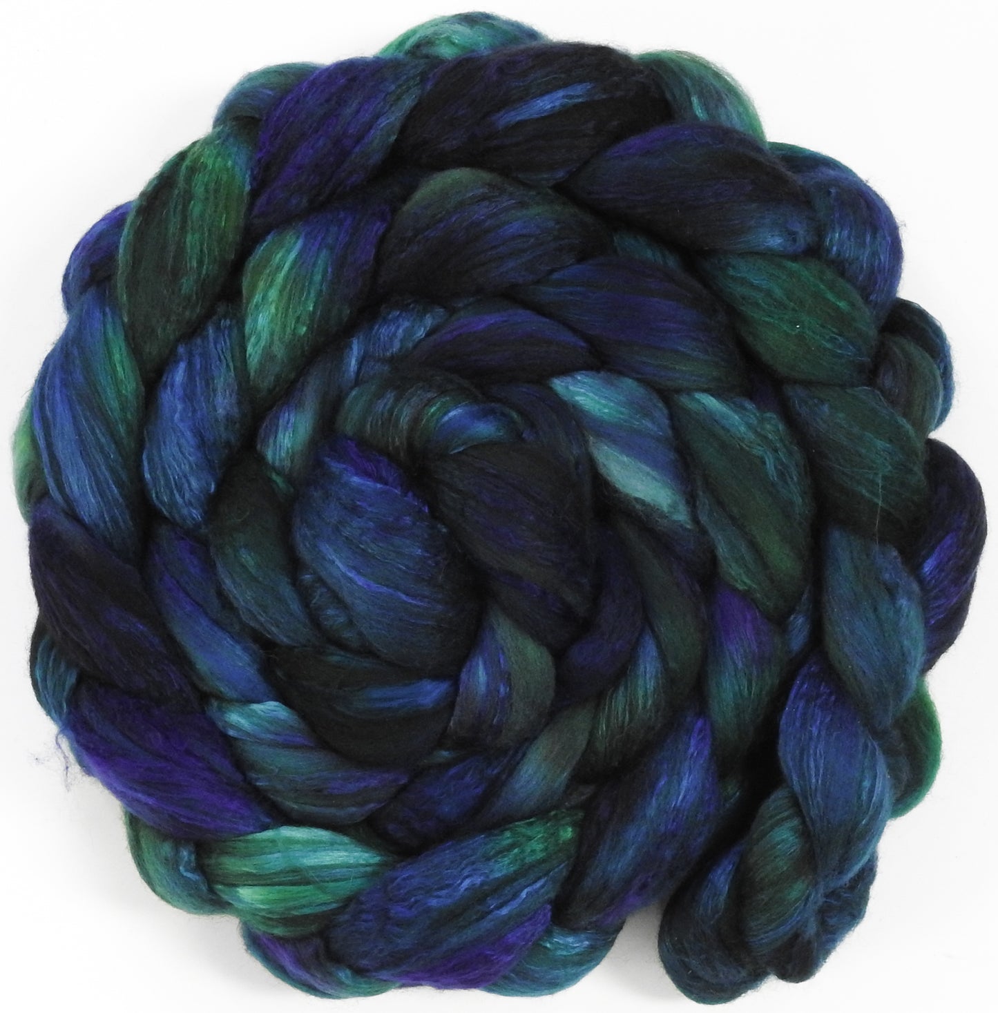 Mariana Trench (7.6 oz) - Organic Polwarth / Mulberry silk (80/20)