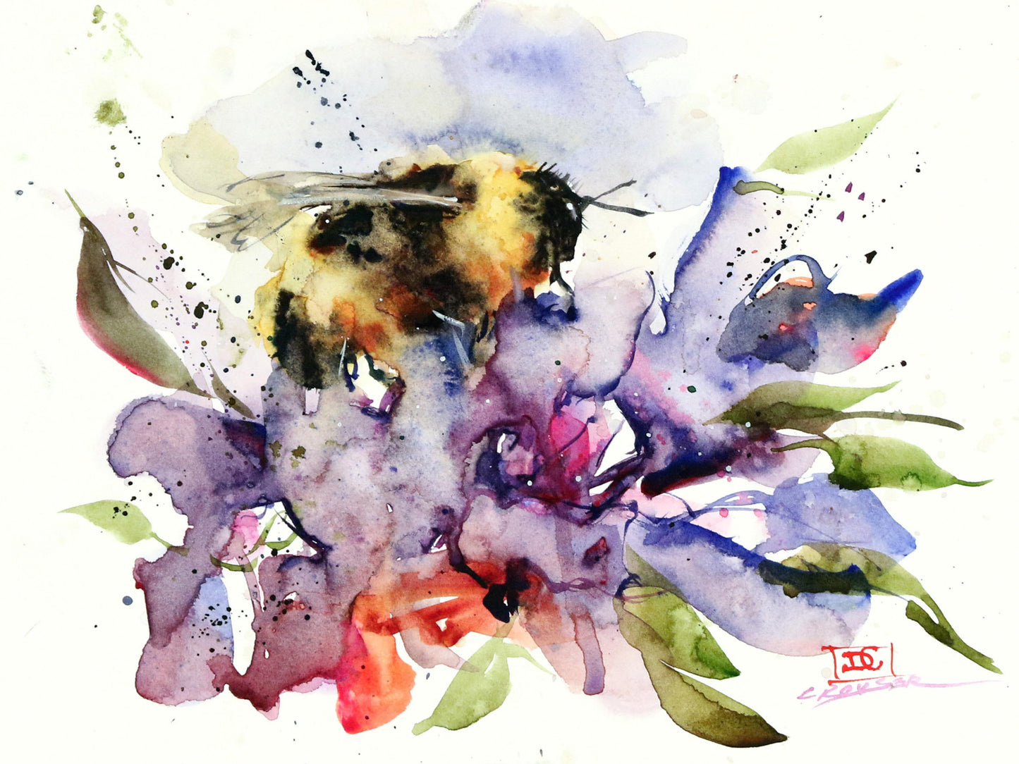 Flight of the Bumblebee Gradient Set (11.1 oz) - Batt in a Braid #7 - Polwarth/ Manx / Mulberry silk/ Firestar (30/30/30/10)