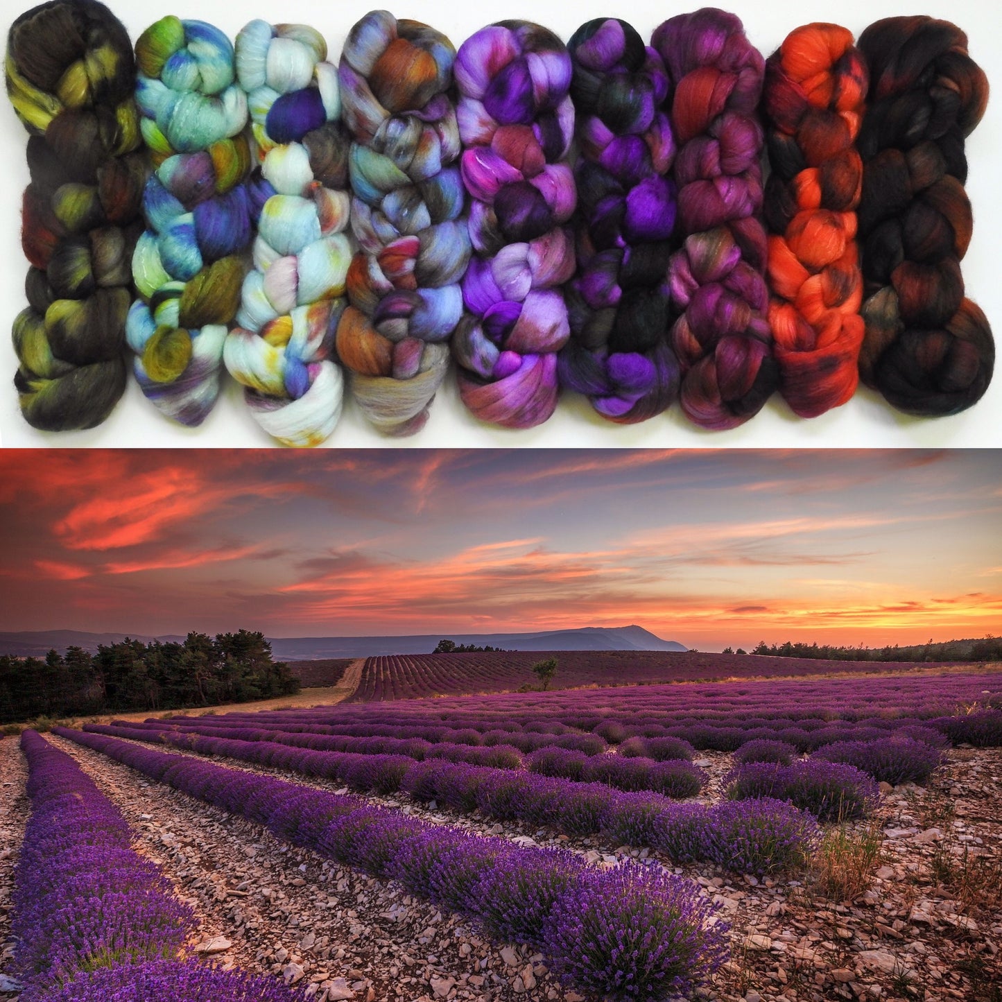 Tour de Fleece 2021 -Lavender Fields of Provence Set - Fusion Series