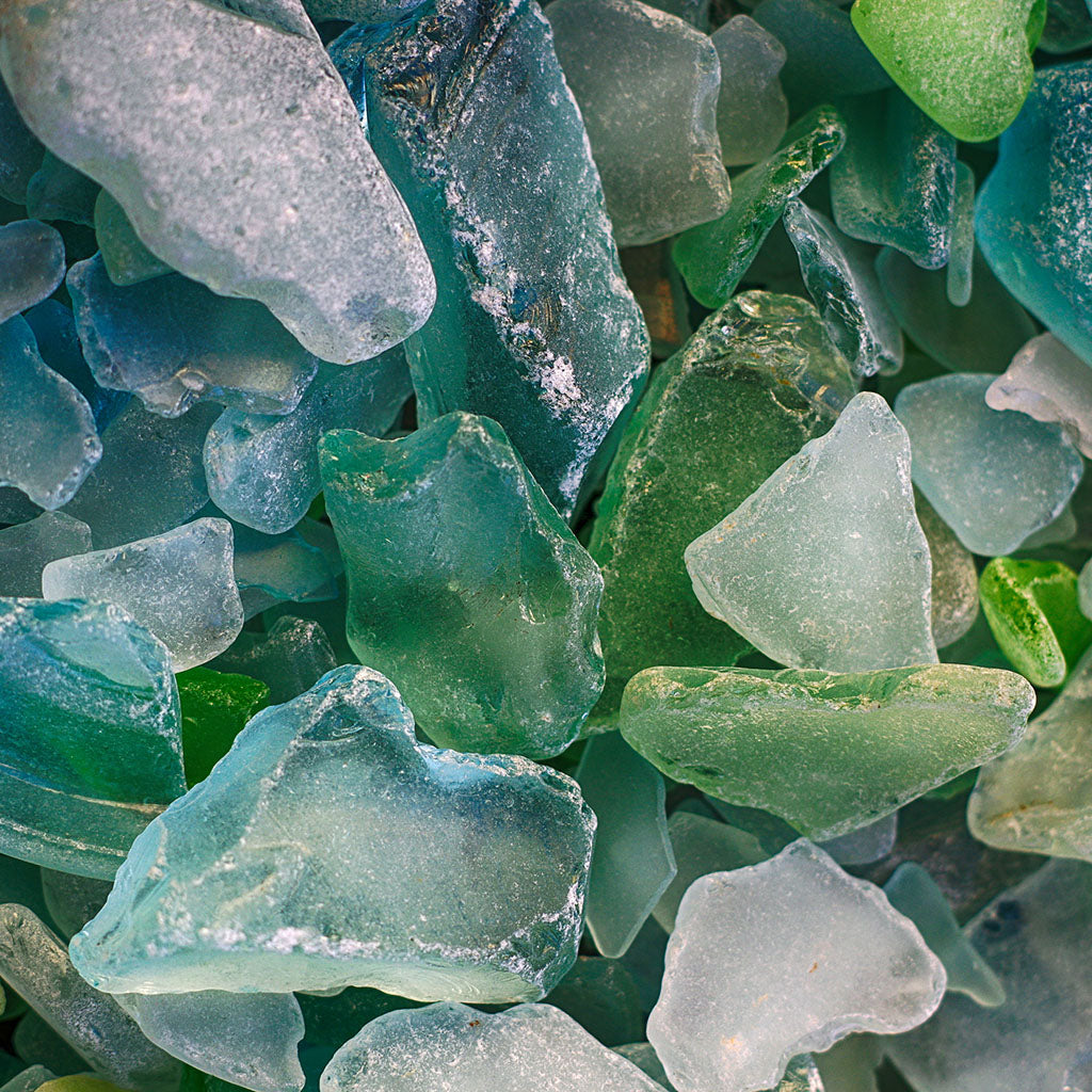 Sea Glass (5.6 oz)- 25 micron Merino/ Silk Slubs (70/30)