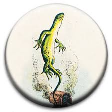 Hand dyed top for spinning -Bill the Lizard- (5.3 oz.) Targhee/silk/ bamboo ( 80/10/10) - Inglenook Fibers
