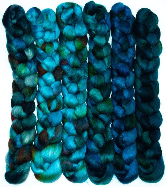 Hope Springs Eternal - Gradient Braid Set - (8.4 oz.) Oatmeal Haunui/mulberry silk ( 70/30)(20.8 mic)