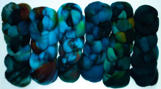 Hope Springs Eternal -Gradient Braid Set -(8.9 oz.) Targhee (23 mic.)