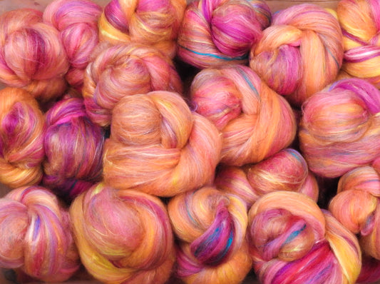 Lasaraleen - Sticklebatts-( 3.9 oz. ) CASHMERE, silk, merino, polwarth, bamboo, angelina