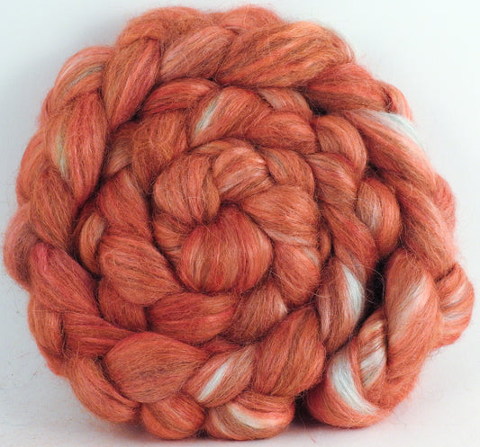 Grey Alpaca/Tussah Silk (50/50) - Begonia - (3.1 oz.)