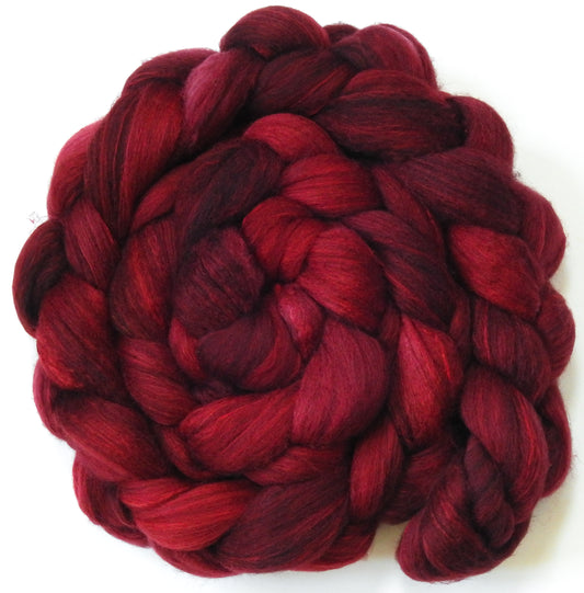 Crimson (5.5 oz) - Polwarth/ YAK / Mulberry Silk (60/20/20)