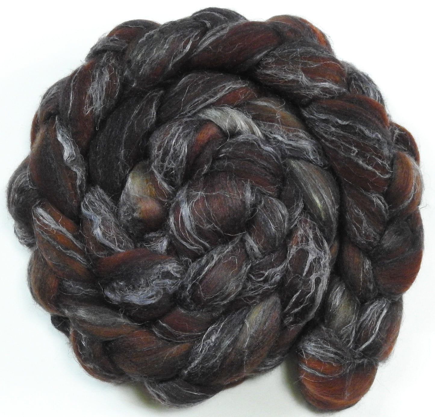 Dark Chocolate - Merino/ Tussah Silk/ Natural Flax (50/25/25) - 6.1 oz.