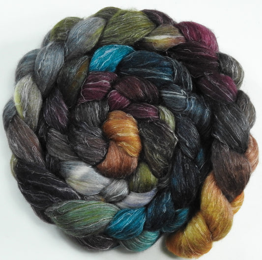 Durin's Folk - Batt in a Braid #29 - Rambouillet / Tussah / Flax (40/40/20)