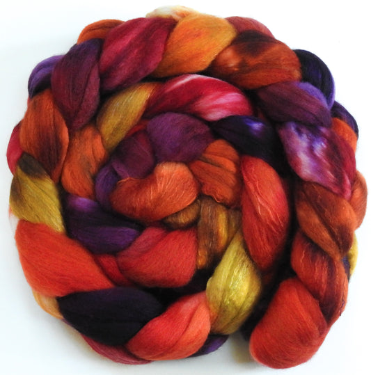Gathering Leaves (6.6 oz) - Organic Polwarth / Tussah silk (80/20)