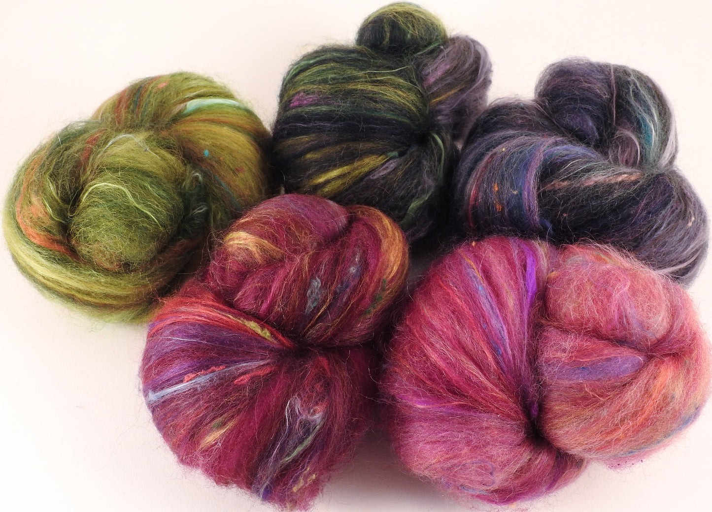 Sock Batts - Folklore - (4.2 oz.) - Inglenook Fibers