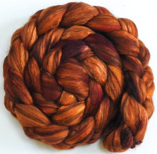 Foxy - Glazed Solid (5.2 oz)- 18.5 mic merino/ camel/ brown alpaca/ mulberry silk/ (40/20/20/20)