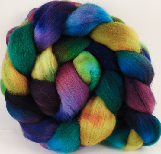 Hand dyed top for spinning - Rapunzel - (5 oz.) Organic Polwarth - Inglenook Fibers