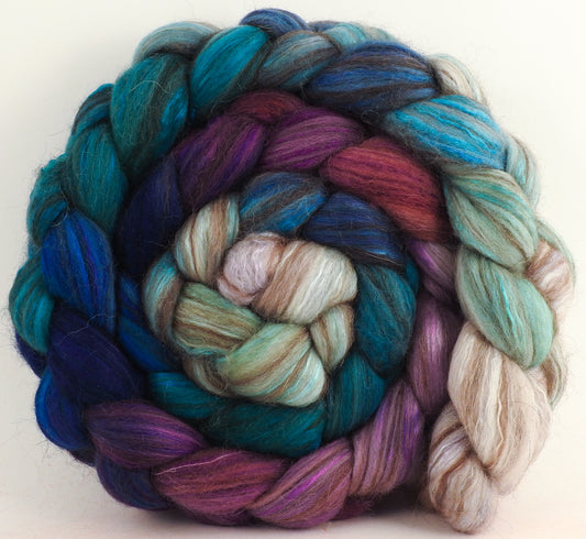 Dawn Treader- 18.5 mic merino/ camel/ brown alpaca/ mulberry silk/ (40/20/20/20) - 5.7 oz