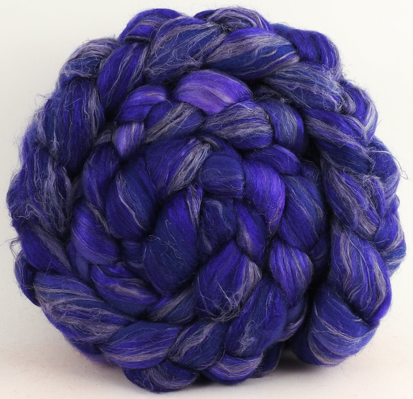 Blueberry - Merino/ Tussah Silk/ Natural Flax (50/25/25) - 5.2 oz.