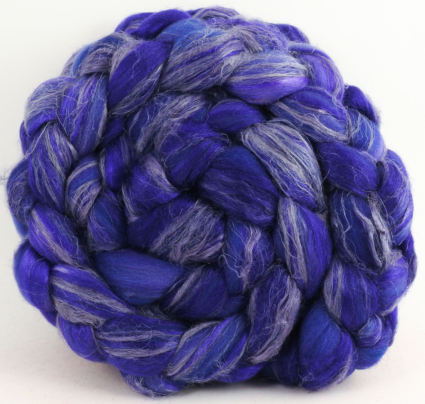 Blueberry - Merino/ Tussah Silk/ Natural Flax (50/25/25) - 5.2 oz.